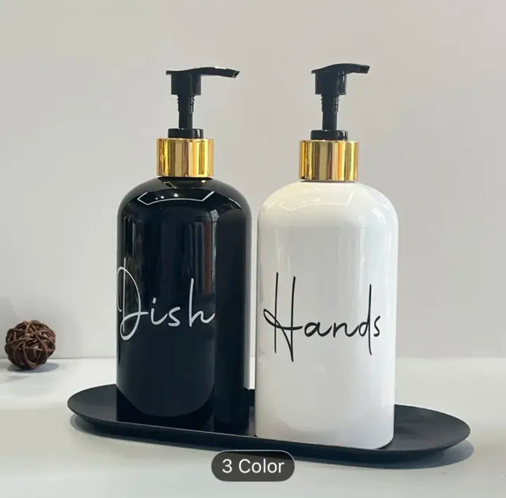 Kitchen Soap Dispenser Empty Bottles With pump for Hand wash and Dish wash 500ml