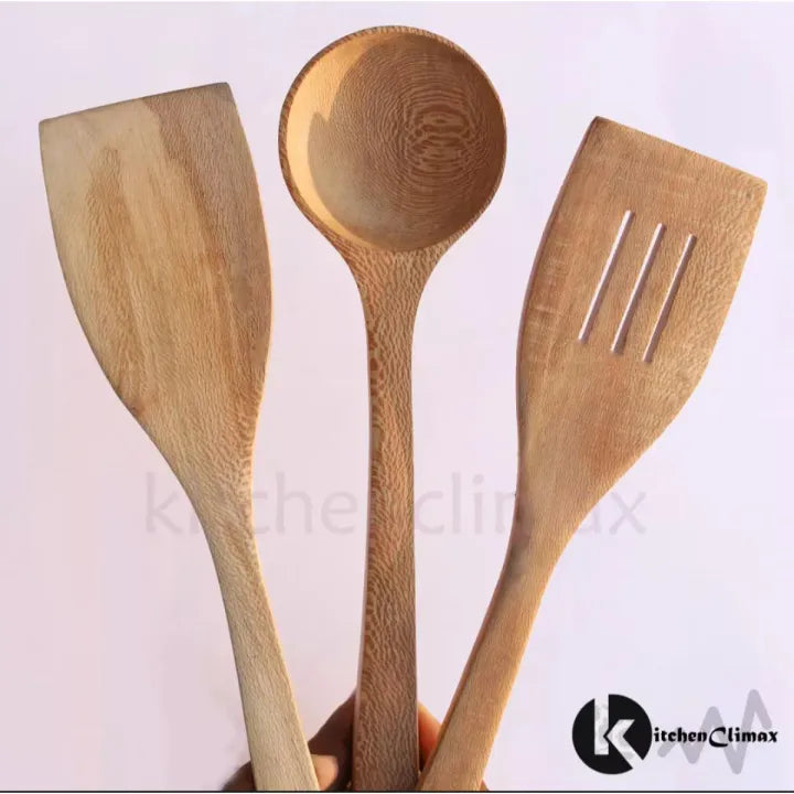 Wood Spoons Set 3pcs Best quality Trending Wood spoons Best for kitchen Unique