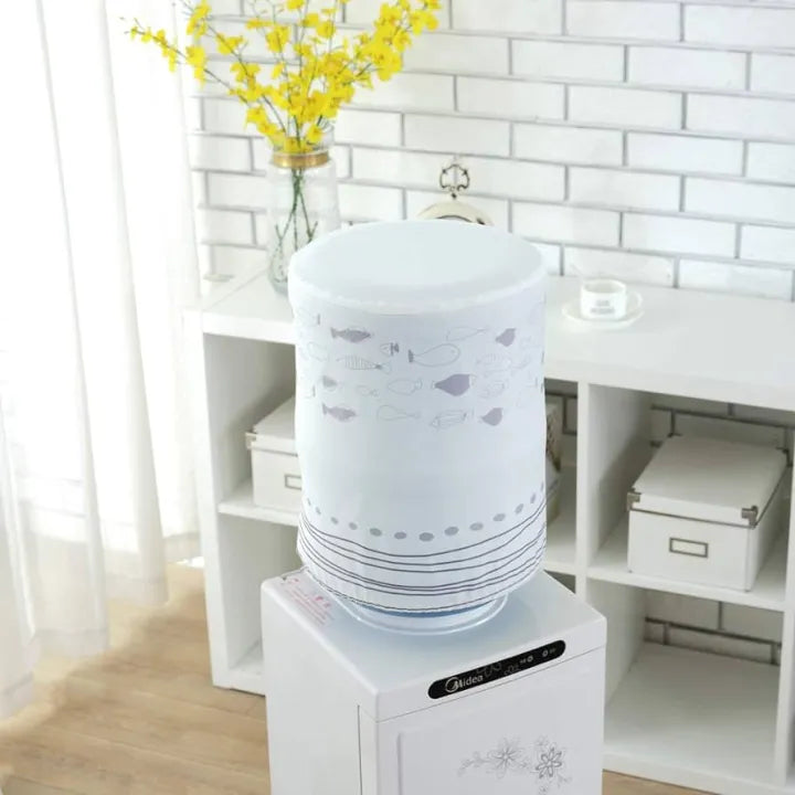 Printing Cloth Art Drinking Cover Water Dispenser Dust Household Protector Case Random Design
