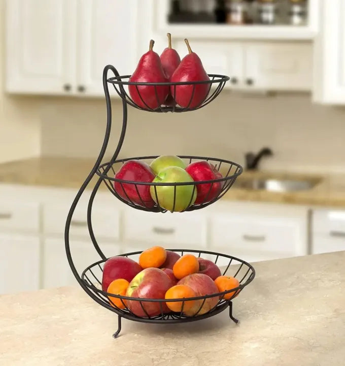Kitchen Organizer/Fruit Basket/1,2 & 3 tier Fruit Basket & Vegetable Rack/Vegetable Stand