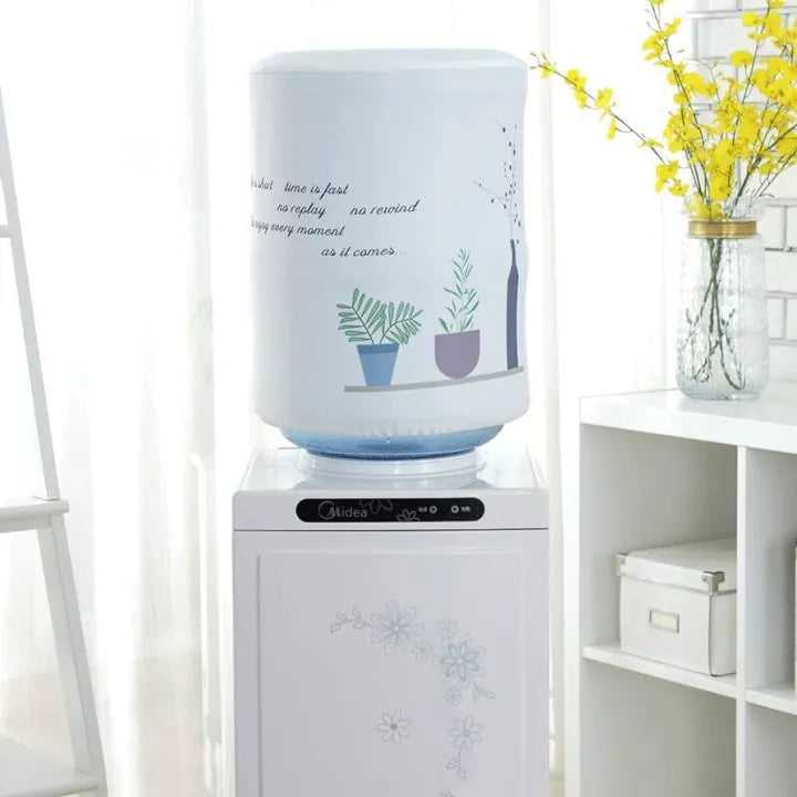 Printing Cloth Art Drinking Cover Water Dispenser Dust Household Protector Case Random Design