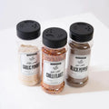 320ml Clear Spice Jars with Airtight Screw Cap Food Grade Plastic Set, kitchen jar, pantry jar
