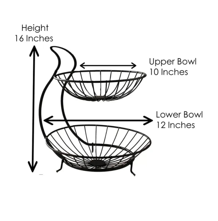 Kitchen Organizer/Fruit Basket/1,2 & 3 tier Fruit Basket & Vegetable Rack/Vegetable Stand