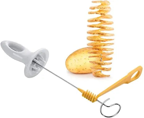 Potato Spiral Cutter Slicer Chips Twist Shredder Kitchen Accessories Tool