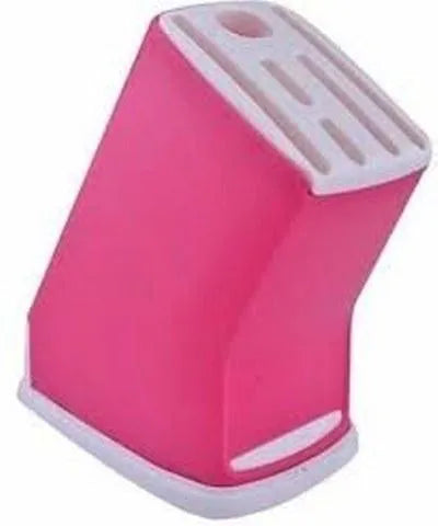 Multifunction Plastic Knife Storage Rack Kitchen Organizer with Drainage and Stand
