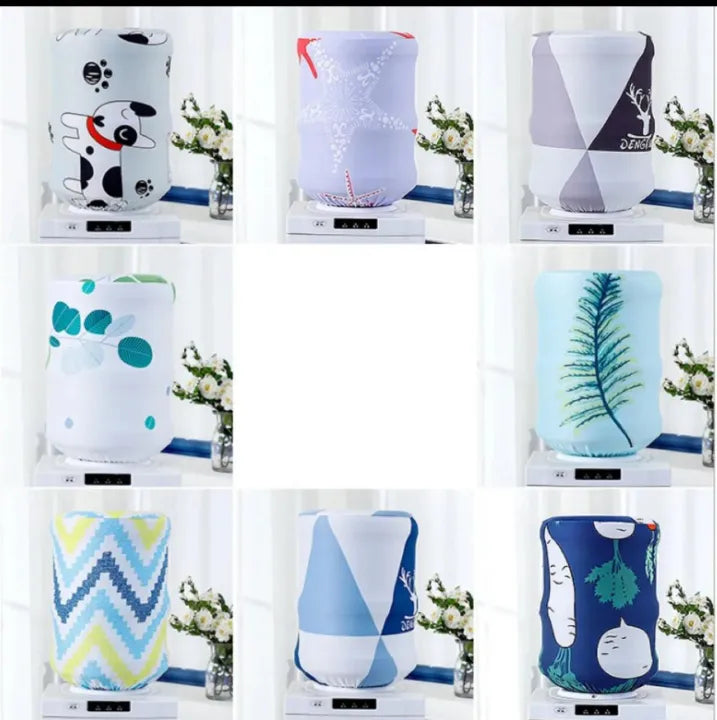 Printing Cloth Art Drinking Cover Water Dispenser Dust Household Protector Case Random Design