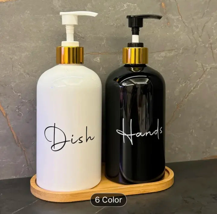 Kitchen Soap Dispenser Empty Bottles With pump for Hand wash and Dish wash 500ml